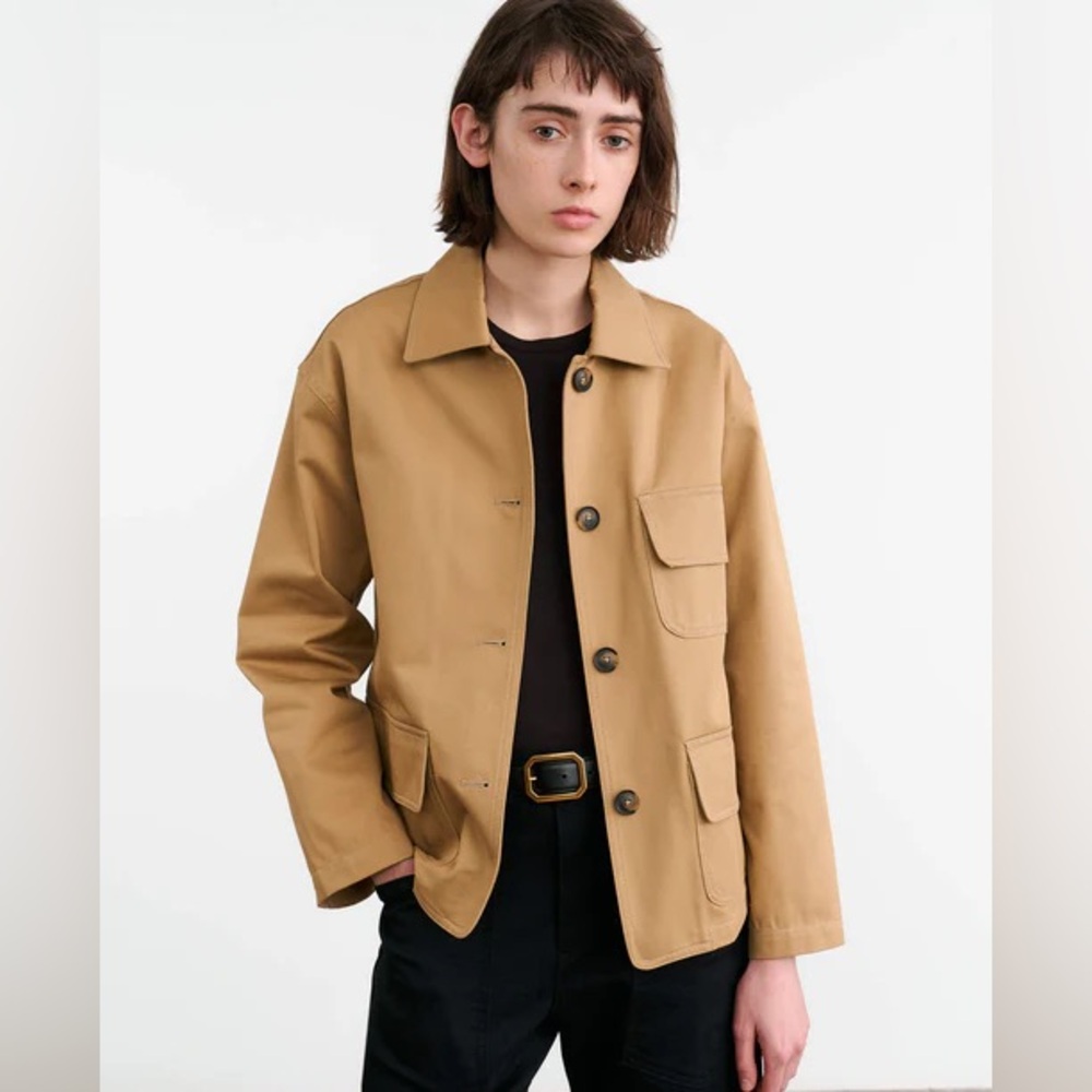 NWT Nili Lotan “Cowan Parka” Tan Military Jacket – Size M
